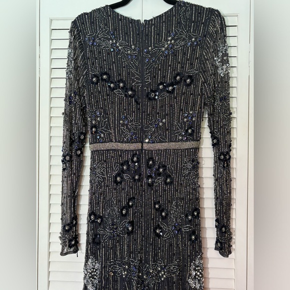 NWT Mac Duggal Sample One Of !! Embellished Long Sleeve Gown 2 - Picture 10 of 16